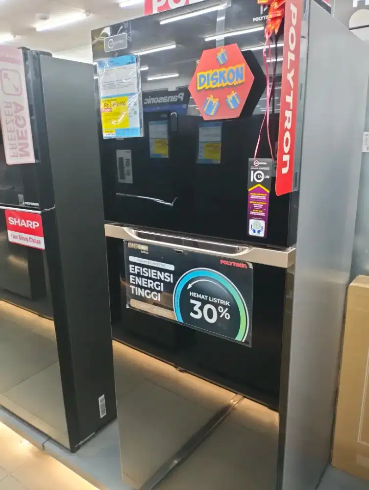 Promo cicilan Kulkas Polytron