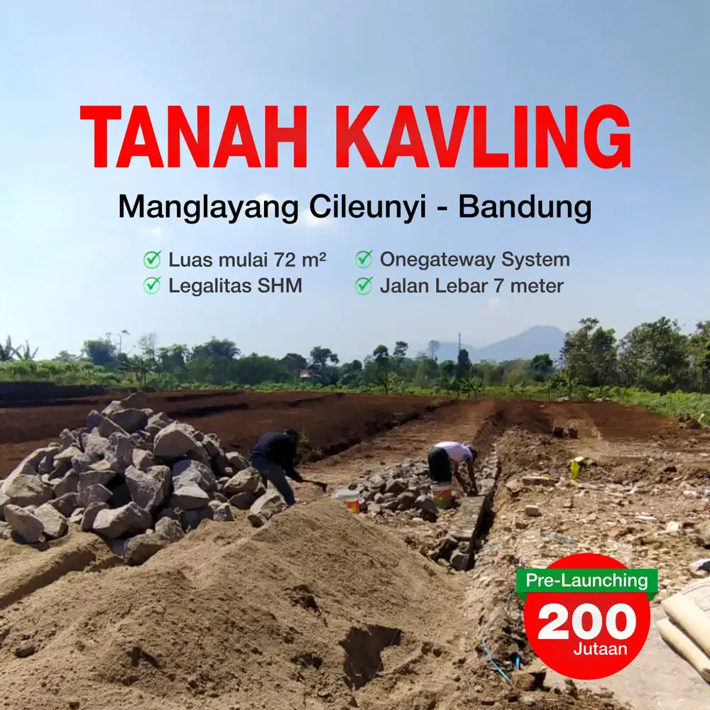 Tanah Kavling Cileunyi Lokasi Strategis Bisa dicicil