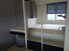 3br furnish lantai parquet kayu ada mesin cuci
