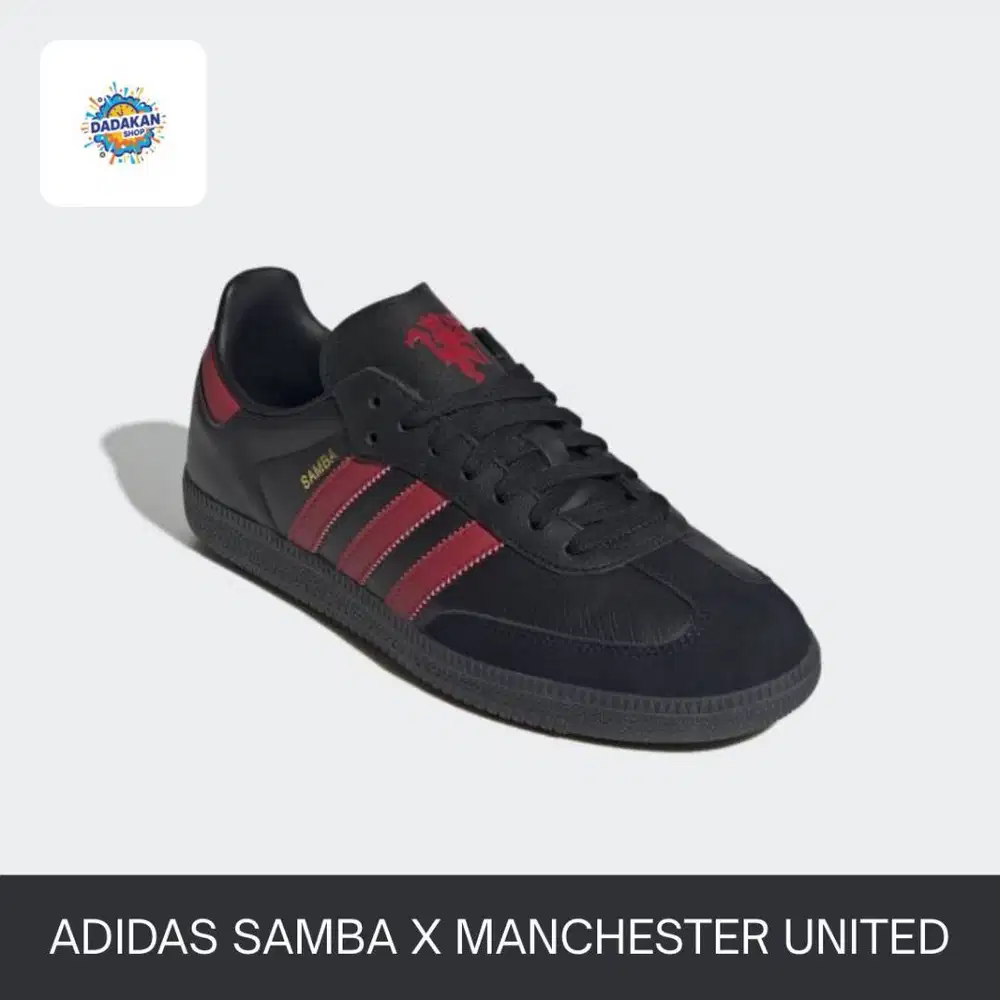 Adidas Samba x Manchester United Size 8 UK / 42