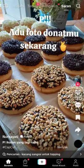 Rumah produksi donat
