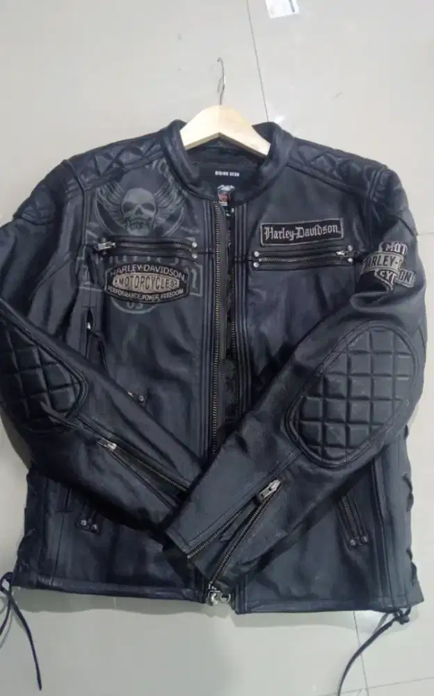 Jaket Kulit Asli Harley-Davidson Biker Premium