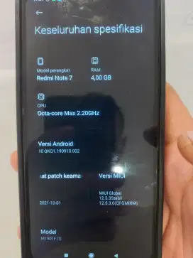 Redmi note 7 RAM 7/64