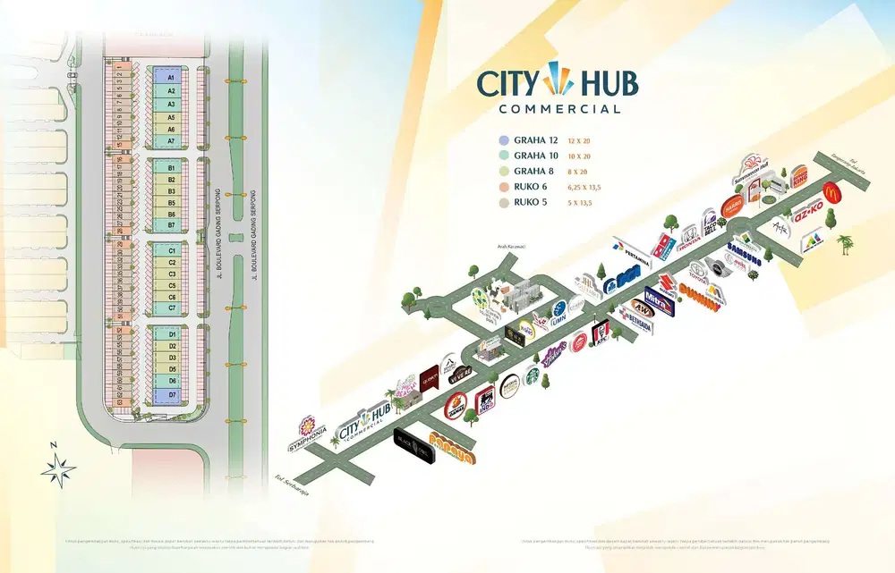 Hot Telah dibuka Area Commercial City Hub Summarecon Strategis Free DP