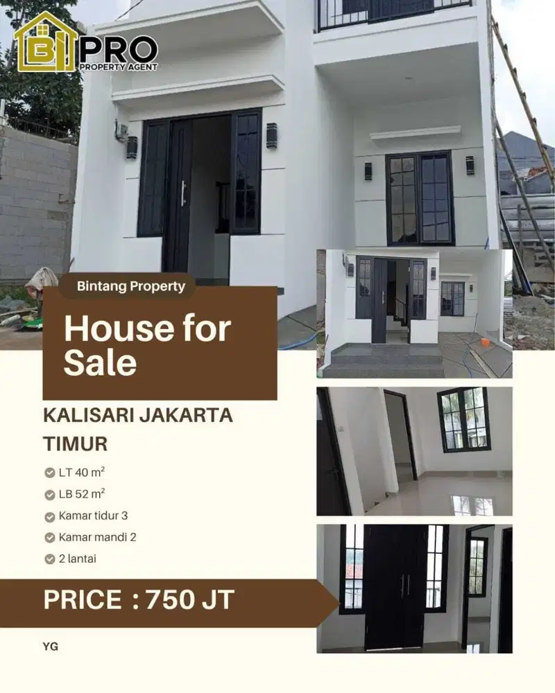 Rumah 2 lantai di Kalisari jakarta timur