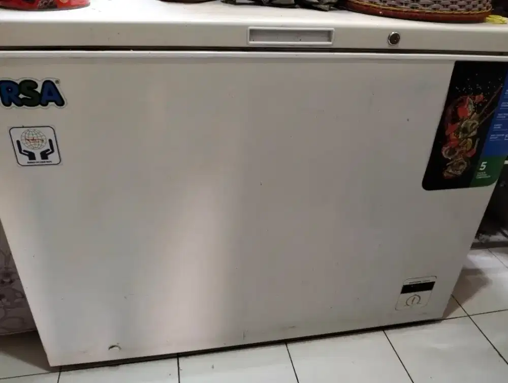 JUAL MURAH FREEZER RSA BARU PAKAI 2 BULAN