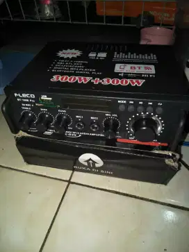 Dijual saja Amplifier fleco Bluetooth  BT - 198B pro
