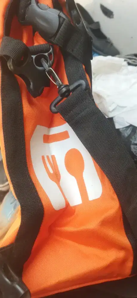 Tas ori shopee food,ada coretan pilok