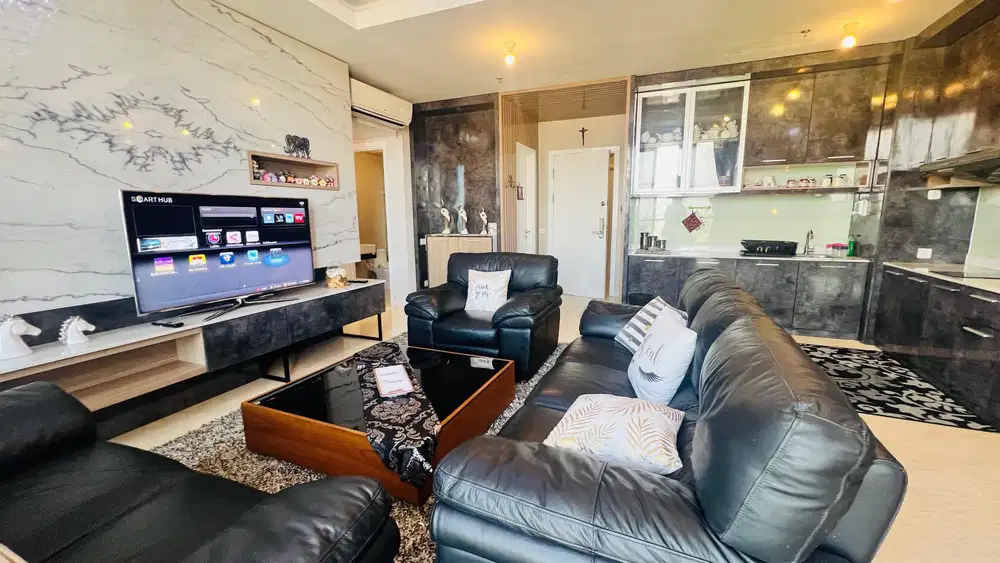 SEWA apartemen Voila, 2 BR, furnish,Mall Ciputra World, Surabaya Barat