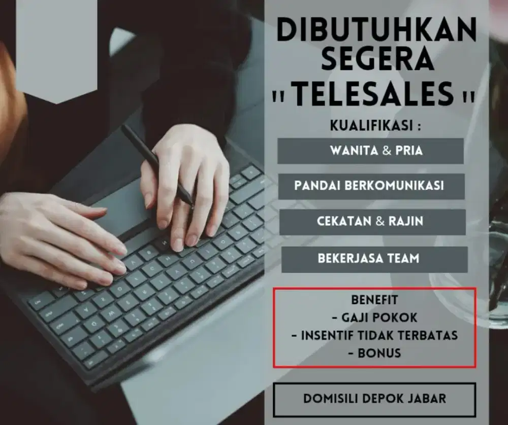 Lowongan kerja TeleMarketing