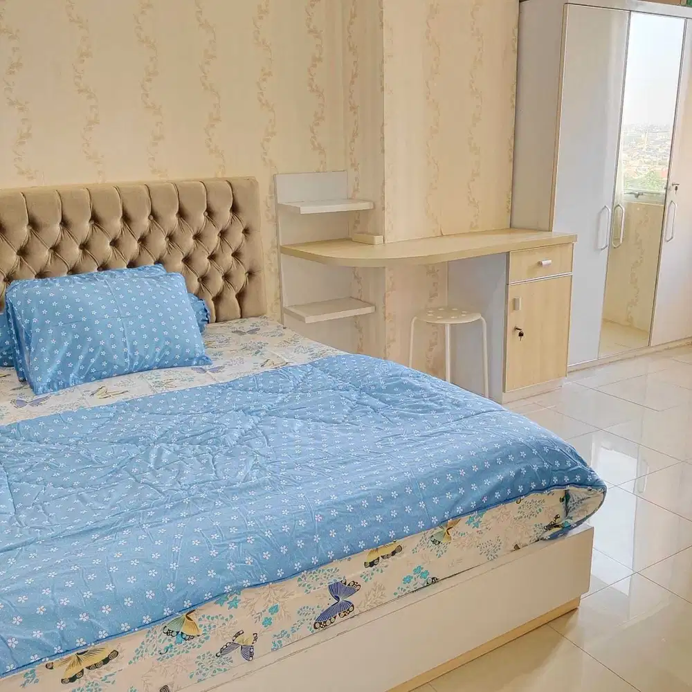 Sewakan Tahunan 1BR Full Furnised Tower Dahlia Dekat Mall Bassura