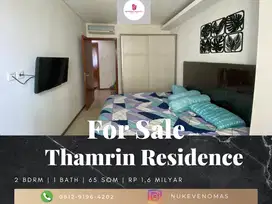Dijual Apartement Thamrin Residence 2BR Furnished Lantai Sedang