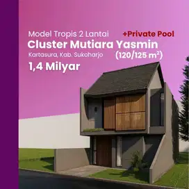 Kartasura, Cluster 2 Lantai dengan Kolam Renang Pribadi