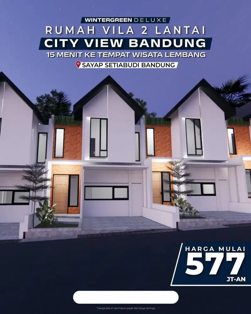 MURAH BANGET! Rumah Baru 2 Lantai Selangkah Ke JL Setiabudi Cidadap