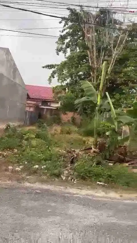 Tanah di depan Sekolah SMK Telkom jl Melati Panam kota Pekanbaru
