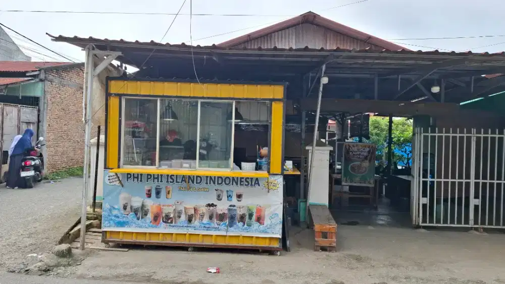 Dijual contener boba siap jualan