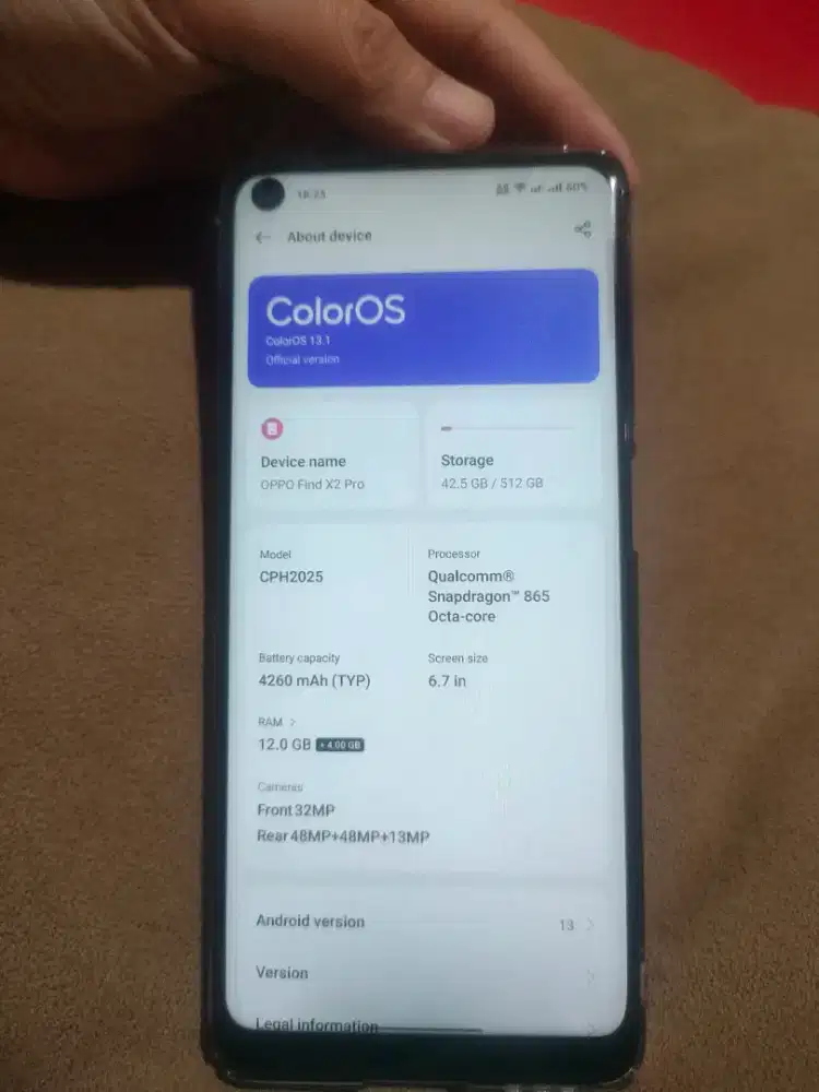 Oppo Find X 2 Pro, 5G, Ram 12+4GB / 512GB Normal