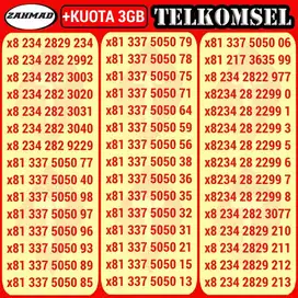 TSEL-A) NOCAN Telkomsel Bonus Kuota kartu perdana nomor cantik simpati