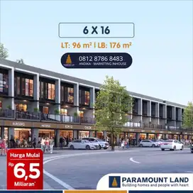 RUKO 3 LANTAI DI GADING SERPONG HADAP JALAN BOULEVARD SUDAH RAMAI