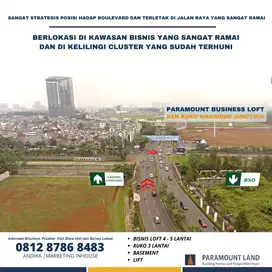 BUSINESS LOFT 5 LANTAI HADAP JALAN PALING STRATEGIS DI GADING SERPONG