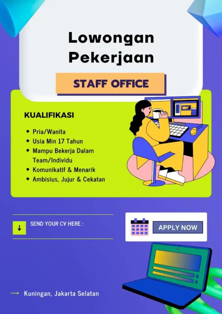 Yang baru lulus bisa ngelamar kerja nih