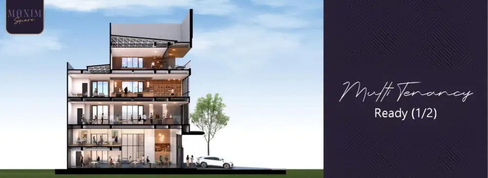 DIJUAL RUKO 5 LANTAI DI GADING SERPONG TANGERANG BISNIS LOFT STRATEGIS