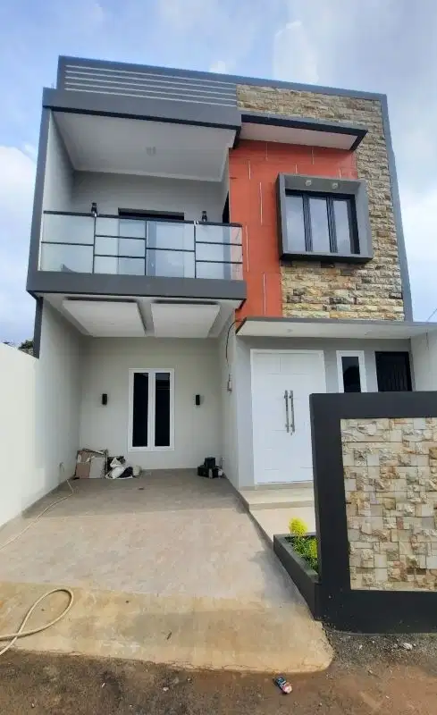 Rumah baru mewah Poltangan Pasar Minggu ls.75m 1,85m nepis