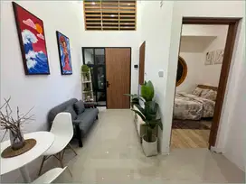 Rumah Jogja Murah Ada Pos Security Jepang Modern