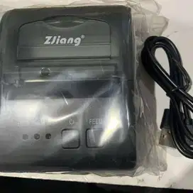 printer mobile thermal bluetooth zjiang 5809 58mm 2000mah garansi