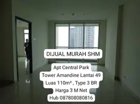 Dijual Murah Apartment Central Park Residence