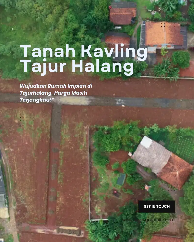 Tanah Kavling Tajur Halang Bogor, Terima Lahan Siap Bangun, SHM