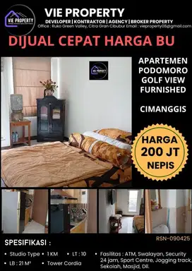 APARTMENT PODOMORO 300jtan bonus Furnish