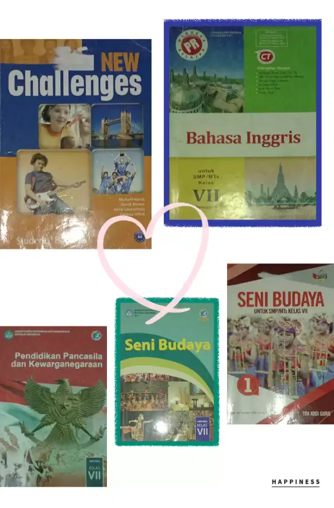 Buku cetak mata pelajaran SMP kelas 7