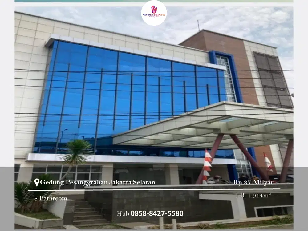 Dijual Gedung 6 Lantai Pesanggarahan Lokasi Pinggir Jalan Tol