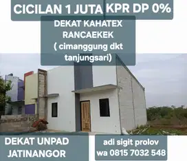 CICILAN 1 JUTA KPR DP 0% RUMAH DEKAT KAHATEX RANCAEKEK CIMANGGUNG