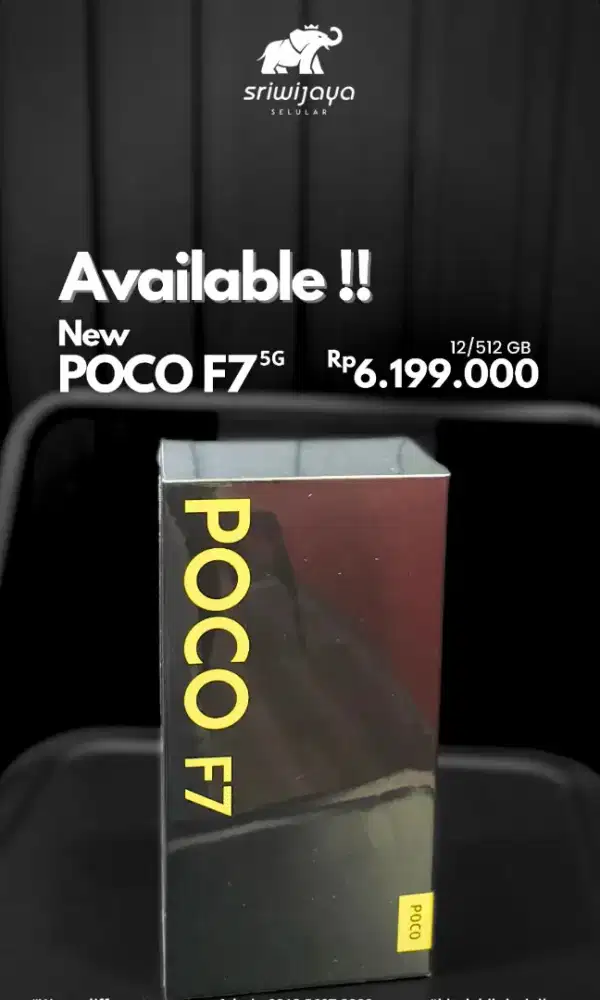 CREDIT HP POCO F7 memori 12/512 SYARAT CUMA KTP
