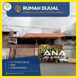 ANA RUMAH UK 7.4X15M DI KOMPLEK KAVLING POLRI JELAMBAR