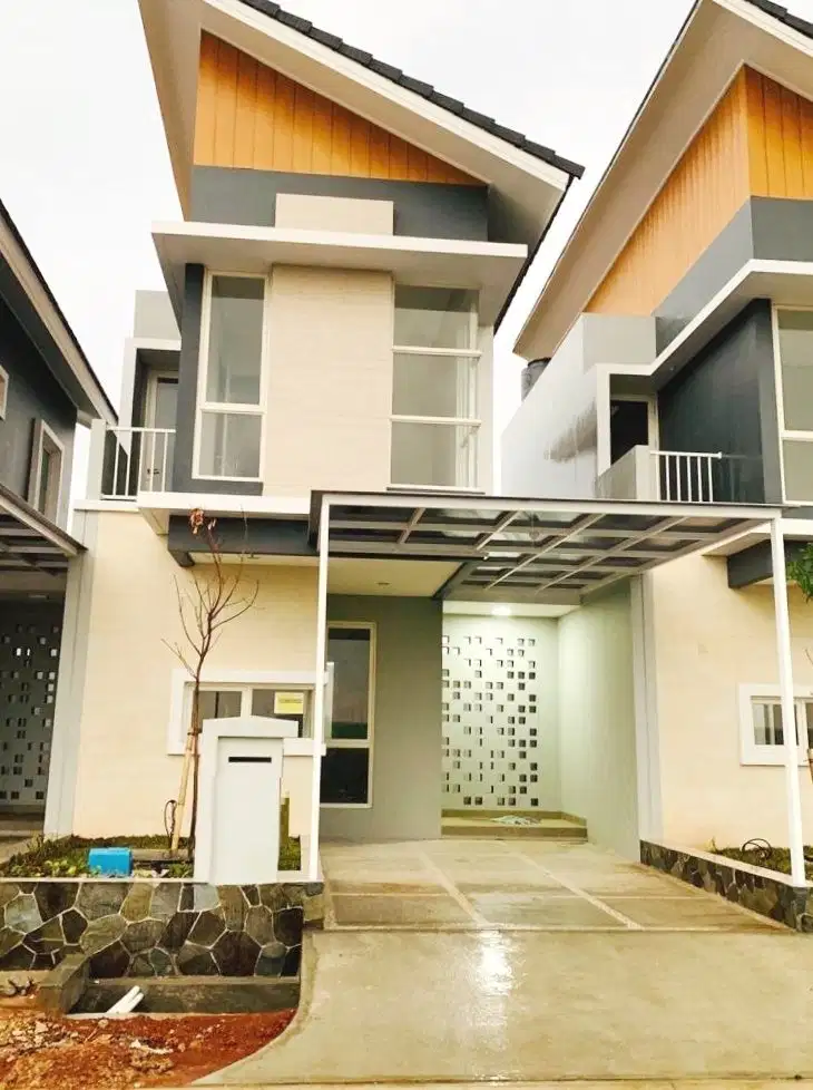 Rumah siap huni 2lt luas 90m2 type 2KT di Cluster Lavesh Harapan Indah