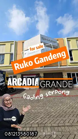 DIJUAL CEPAT RUKO GANDENG DI ARCADIA GRANDE GADING SERPONG