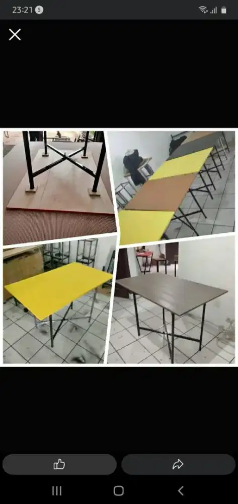 Meja bazar meja jualan