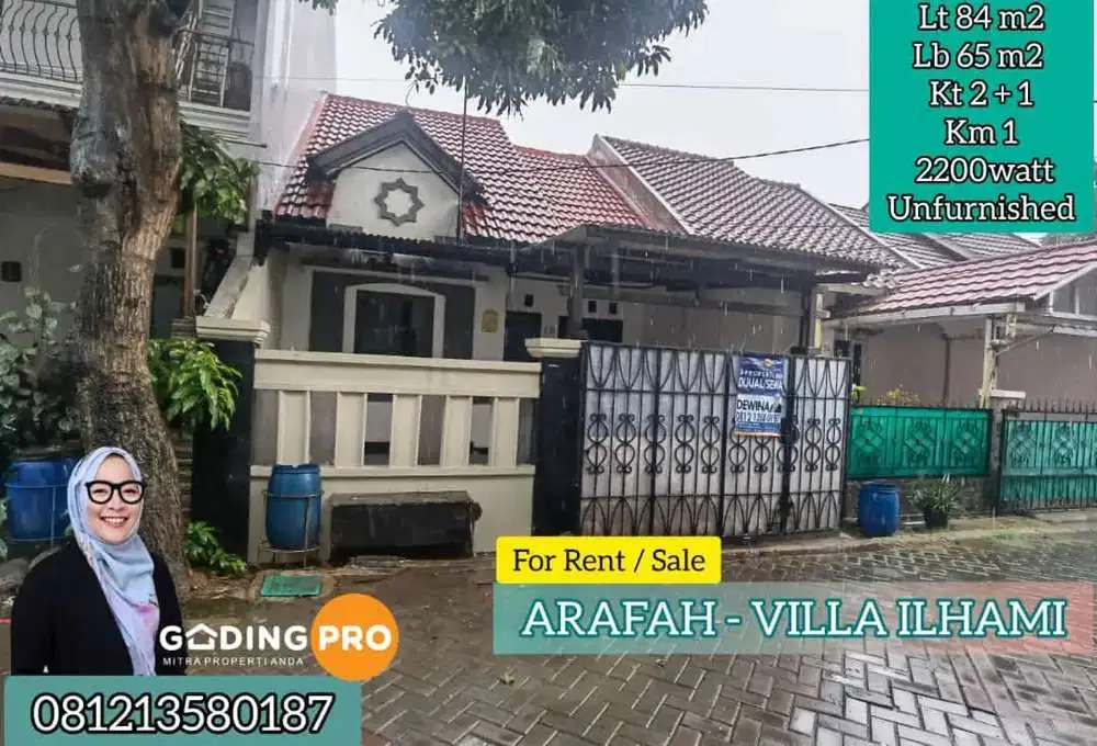 Dijual murah rumah di islamic village karawaci