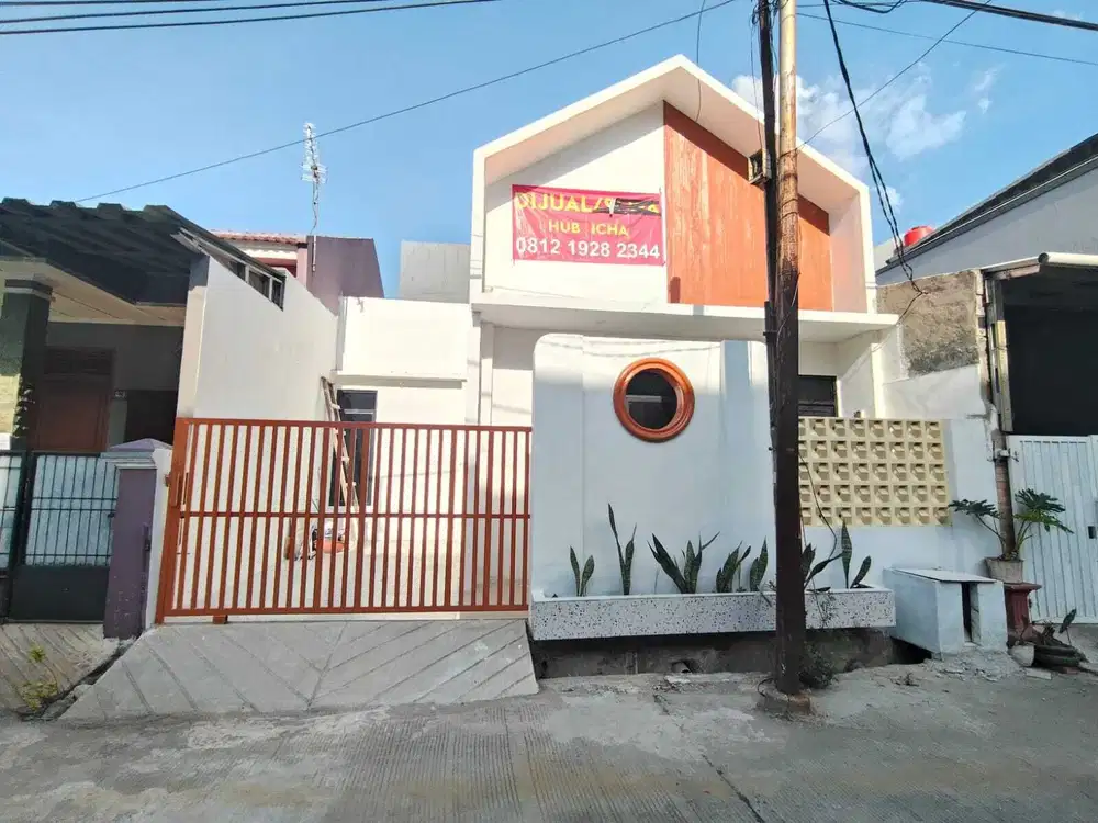 Di jual rumah baru bertema scadinavia di perumahan pesona anggrek