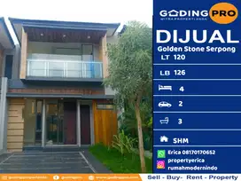 Dijual Rumah Baru, Belum Pernah Dihuni Golden Stone Type Alexandria