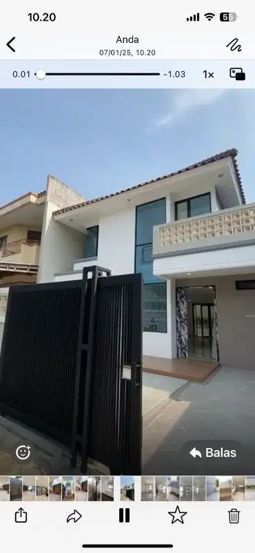 Disewakan rumah baru taman modern cakung