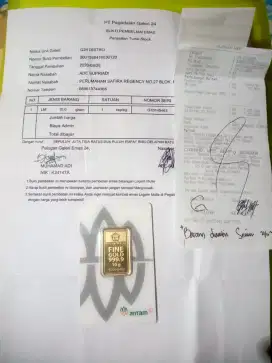 Dijual LM Emas Antam
Certieye