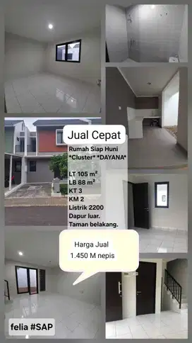Termurah! Rumah di Cluster Dayana Summarecon Bandung