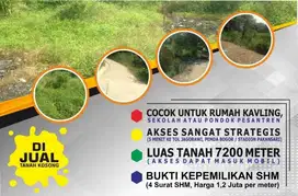 DIJUAL TANAH LUAS 7200m LOKASI STRATEGIS DI DAERAH CIBINONG