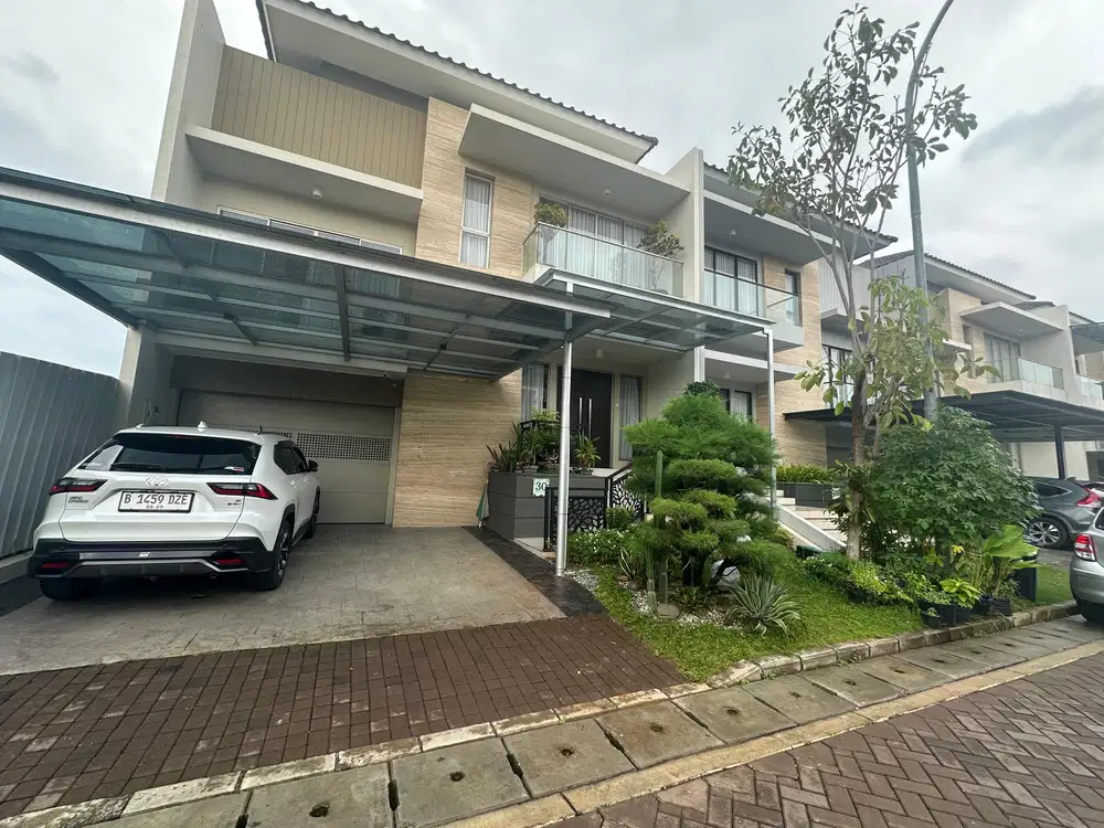 Rumah Golf Island 10x20 Full Furnish Hadap Selatan