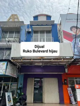 Dijual Ruko Lokasi di Boulevard Hijau Harapan Indah