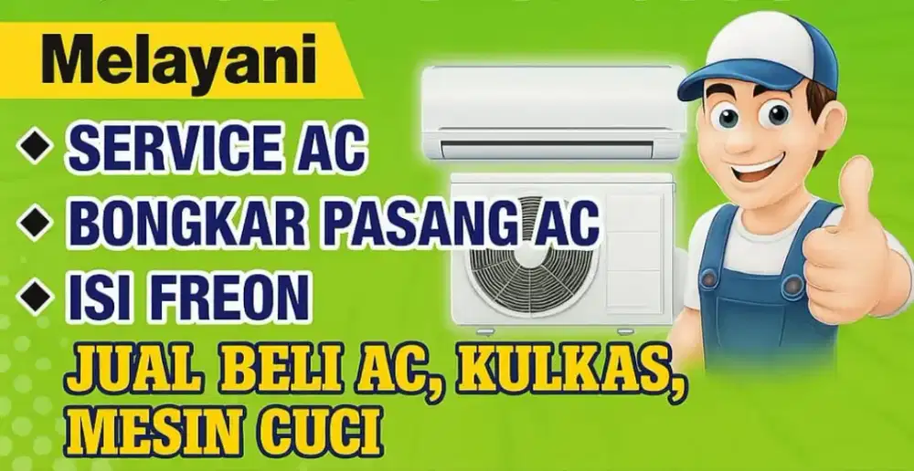 Cuci dan servis ac panggilan